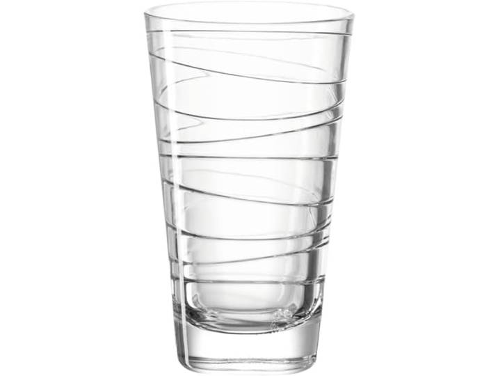 LEONARDO HOME Vario Struttura Trink-Gläser, 6er Set, spülmaschinengeeignete Wasser-Gläser, Glas-Becher mit Muster, Saftglas Getränke-Set,280 ml, 019450