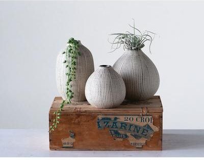 Storied Home Stoneware Vases