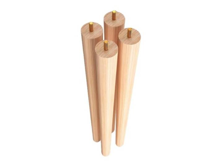 Konische Tischbeine Aus Holz 4 Stück 2-28 Zoll for Heimwerker: Konische Holzbeine(70cm/28in)