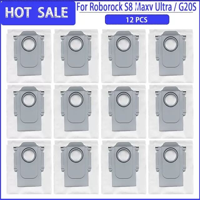 INF Staubsaugerbeutel für Roborock S8 MaxV / Ultra G20s (12er-Pack)