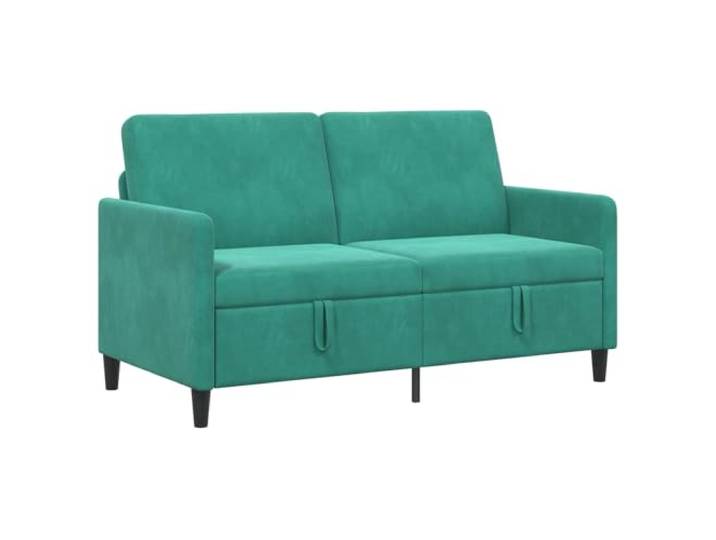 Todiikf 2-Sitzer Sofa mit Stauraum Türkis 152x78x87cm Polyester Couch Kompakte 2er Couch fürs Wohnzimmer mit praktisch hochklappbarem Stauraum unter der Sitzfläche und abnehmbarem Bezug.