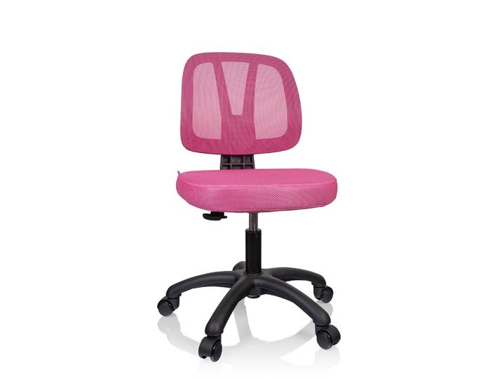 Chaise Pour Enfant / Chaise De Bureau Pour Enfant Kid Yu 200 Tissu Maille Rose Hjh Office