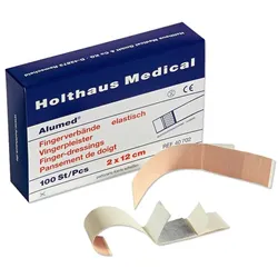 Holthaus Alumed Fingerverband 100 Stück 2 x 12 cm 100 St