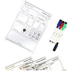 Enhance Tabletop Acrylic Character Sheets Clear (Kunststoff)