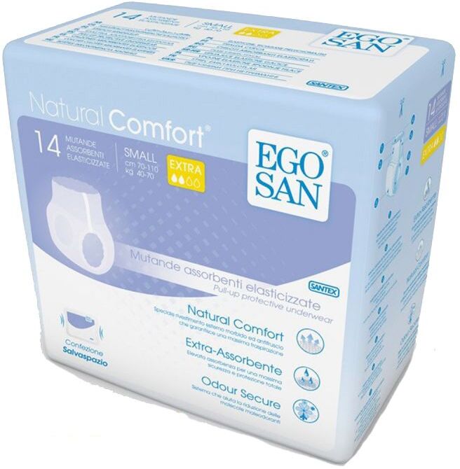 Egosan Mutande Assorbenti Elasticizzate Small 2 Gocce  - Confezione Da 84 Pz