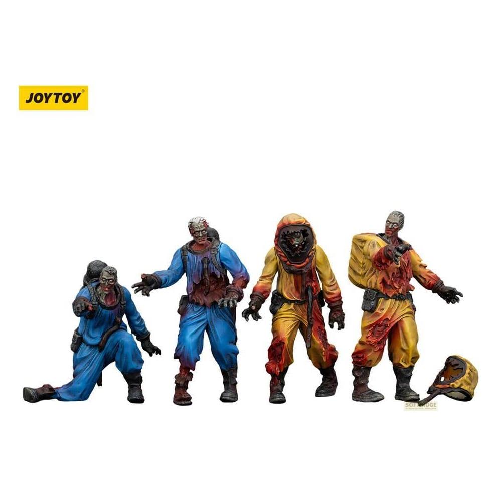 Joy Toy Zombie Dark Source Actionfiguren 4er-Pack Biochemical Lab Team 8 cm (59426206)