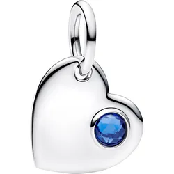 Pandora 794295C09 Silber Charm-Anhänger September Herz Blauer Stein