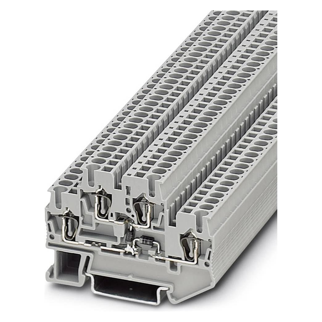 Phoenix Contact TB,Spring-cage,Width:5.2mm,grey (3031584)