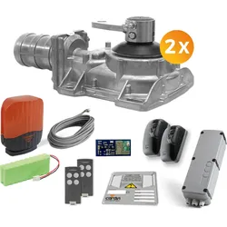 CARDIN Unterflur-Drehtorantrieb mit Encoder & Notstromversorgung HLXCORE24, max....