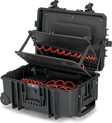 Knipex Werkzeugkoffer "Robust45 Move" 00 21 37 LE (schwarz, Staub- und wasserdicht, flugtauglich)