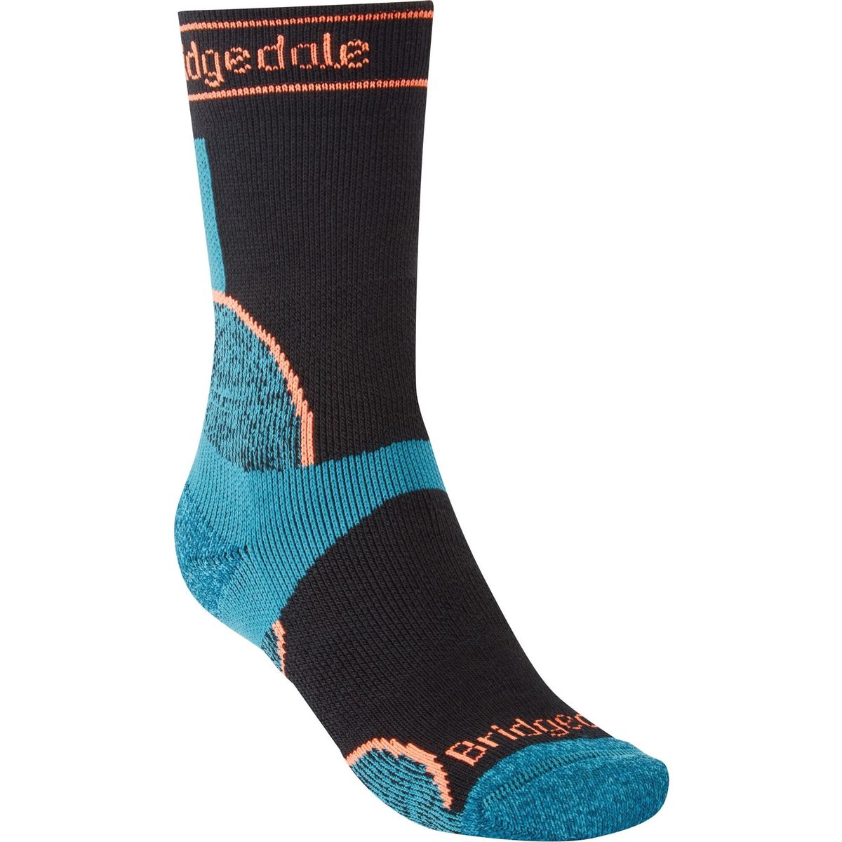 Bridgedale Trail Run Midweight T2 Merino Sport Crew black (845) S 710350-845-S