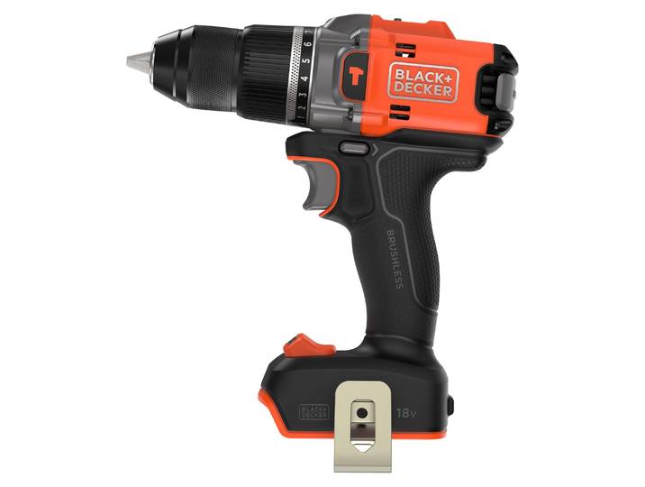 BLACK+DECKER Perceuse Visseuse À Percussion Éco-Responsable 18V Brushless - Sans Batterie - BLD683XN-XJ