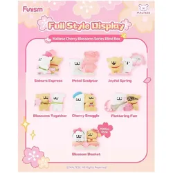 Funism Maltese Cherry Blossoms Series Minifiguren 10 cm Display (6)