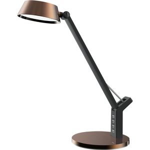 Hansa Schreibtischlampe Glow, schwarz, LED, dimmbar, mit Touchpanel, 480 Lumen, warm- bis tageslichtweiß