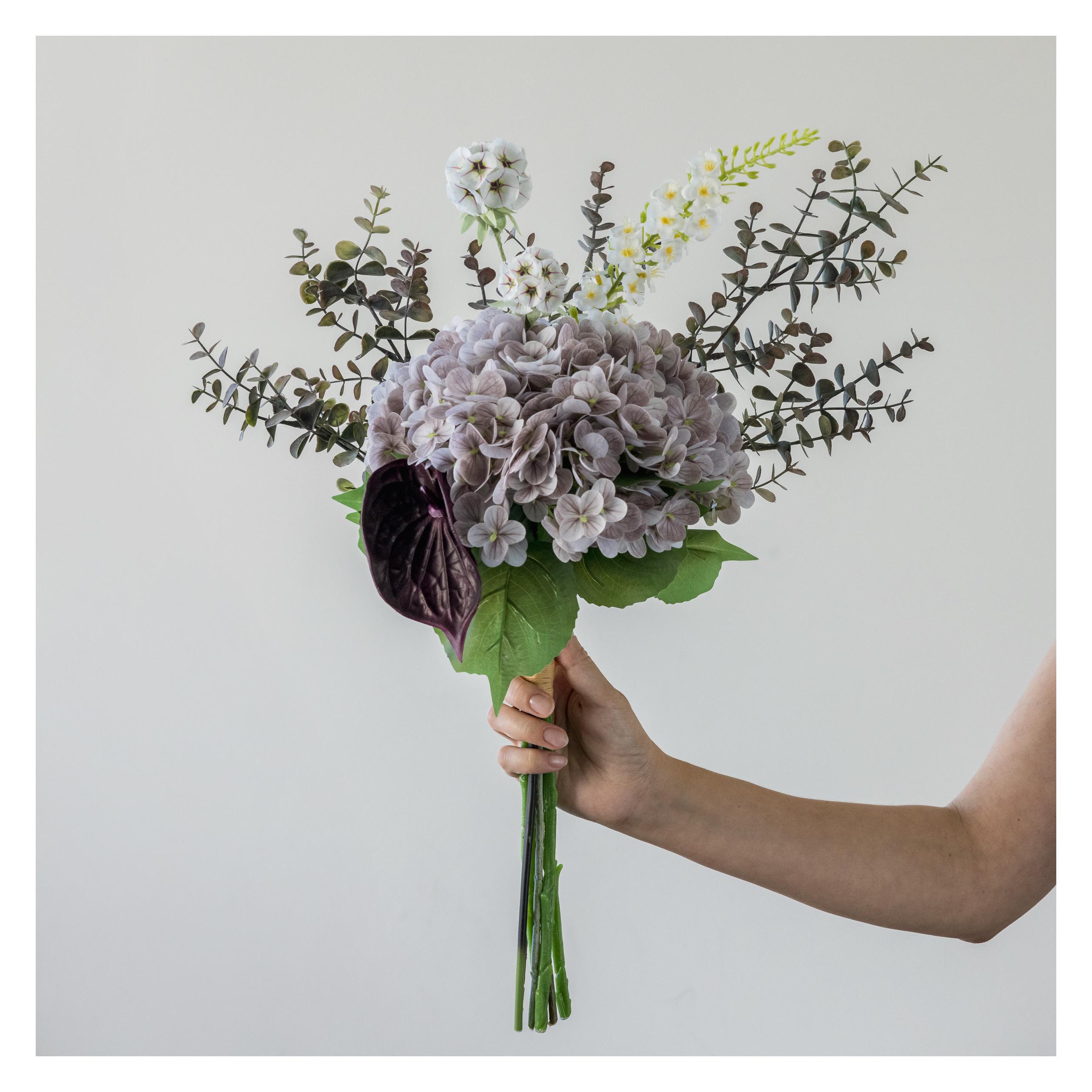 Scandinavian Collection - Large bouquet - Purple - Large (50 cm) (1307030)