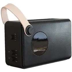 Scansonic Pa4600 (DAB+, FM, Bluetooth), Radio, Schwarz