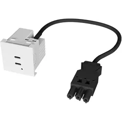 Kindermann Dualport USB-C Lader, 65W USB PD - Vollblende