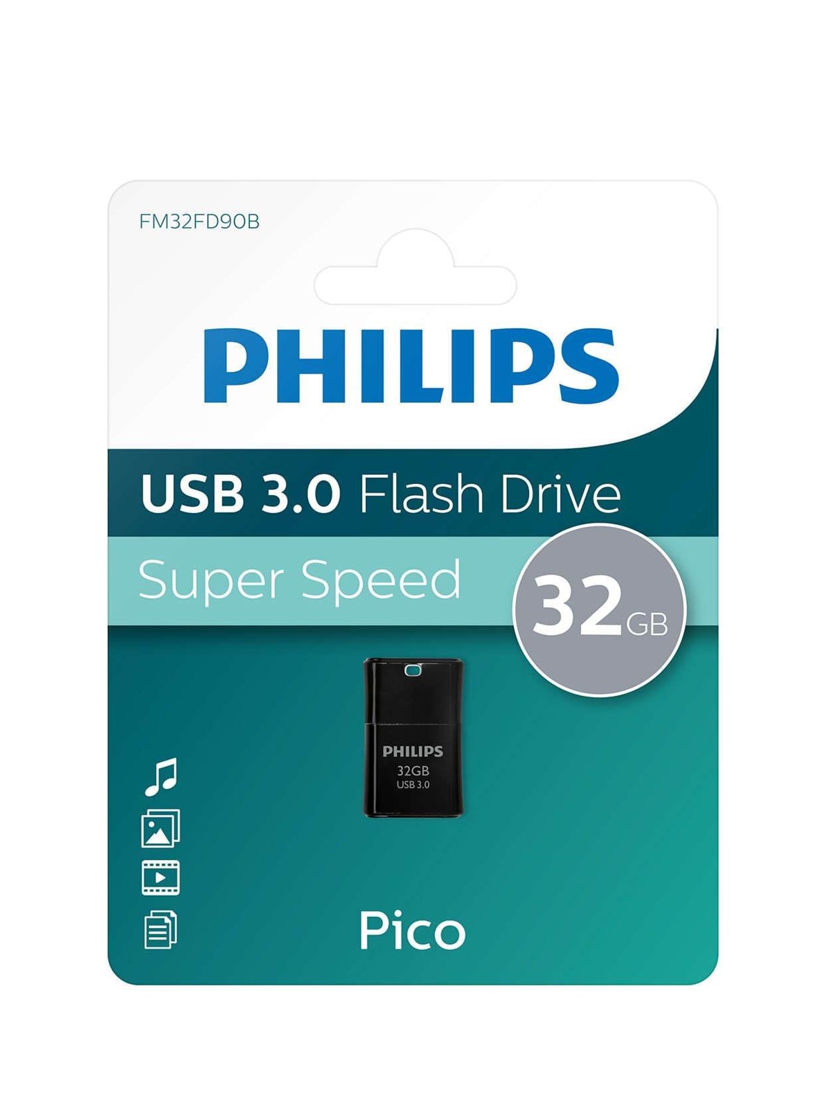 Philips USB Flash Drive - 32GB - Pico Edition 3.0 - 32GB - USB-Stick