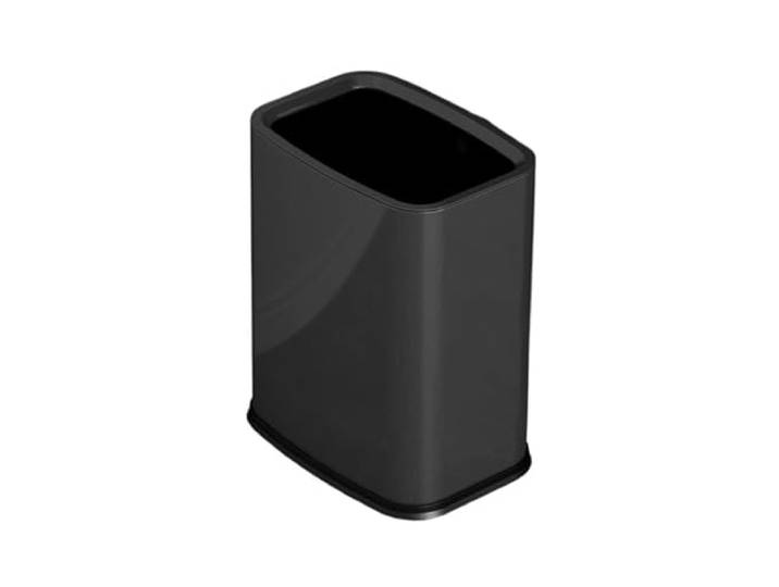 FZL02068LM Badezimmer Oben Offener Mülleimer for Büro Und Küche, Müllcontainer(Schwarz)