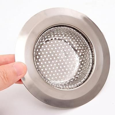 1pc Haushalt Edelstahl Küchenspüle Sieb Abfluss Metall Bad Abfall Bildschirm Werkzeug
