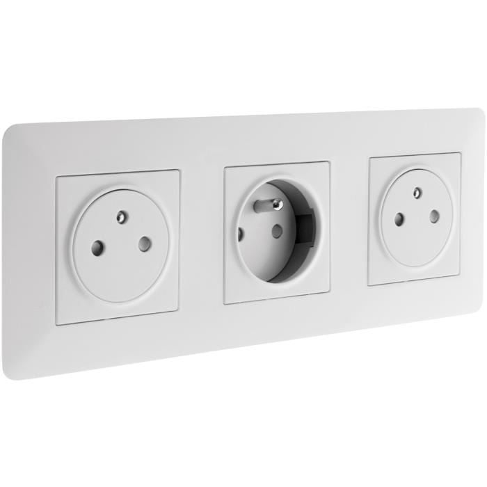 Artezo Inbouwdoos 2 Polen + Aarde 16A Wit