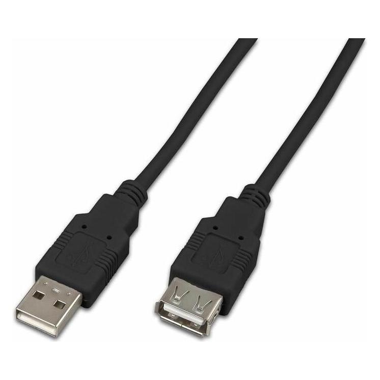 Wirewin USB Verlängerungskabel (1 m, USB 2.0) (USB A-A MF 1.0 SW)