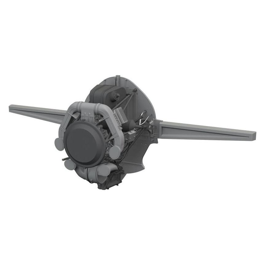 Eduard FM-2 wheel bay PRINT 1/48 (648956)