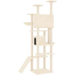 vidaXL Dormonano (191 cm, Creme), Katzenbaum