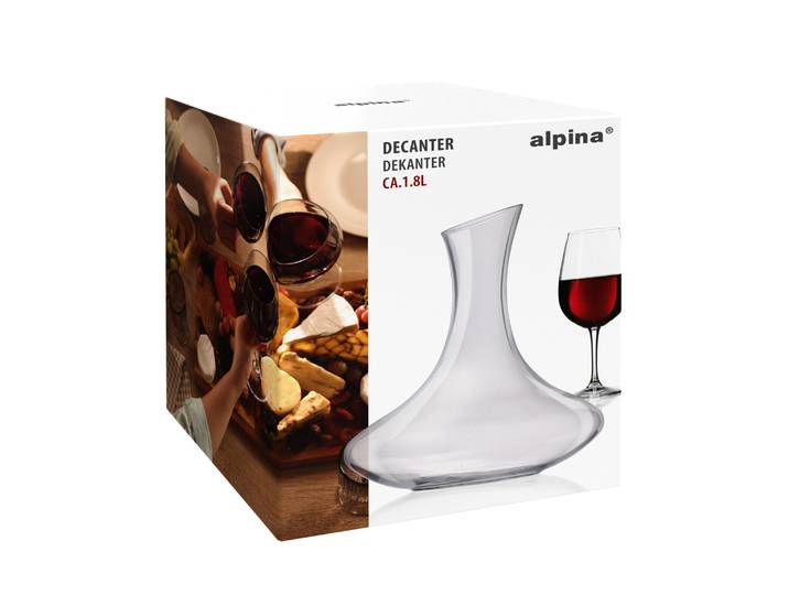 Weinkaraffe Glas 1.8L
