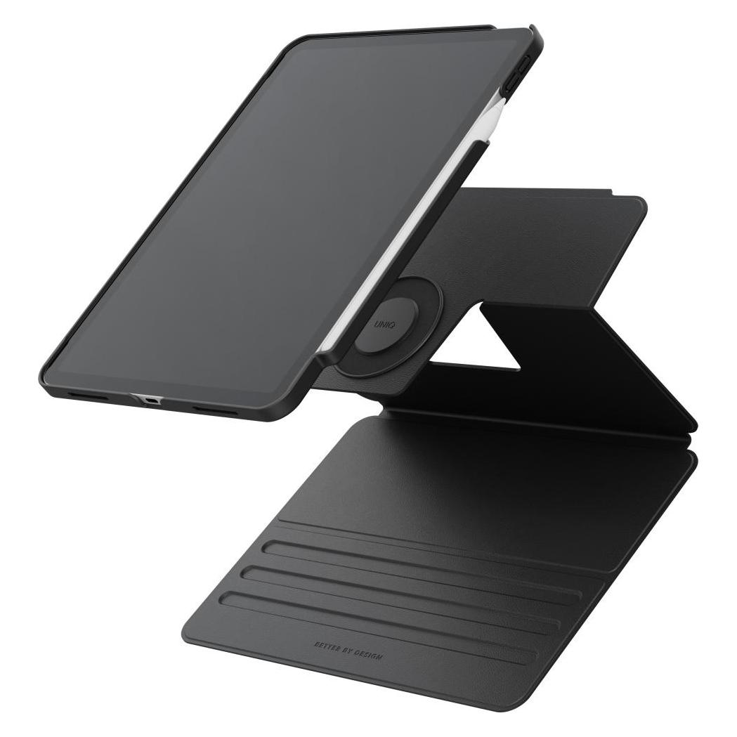 Uniq Case Rovus Snapmount Magnetic 360 Rotating Detachable for iPad Air 13" M2/M3 (2024/2025) black (Apple iPad Air 13 2024) (UNIQ-PDA13(M3)-ROVSNDBLK)
