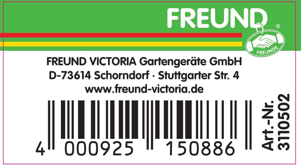 Victoria Freund Ersatz-Sägeblatt für Gärtnersäge 27R 35 cm Sägelänge