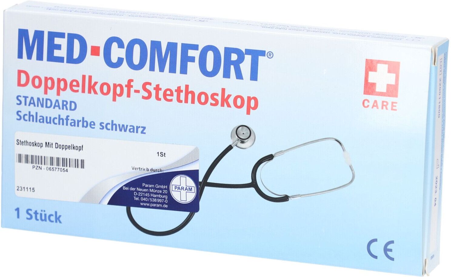 Med Comfort Stethoskop mit Doppelkopf 1 St