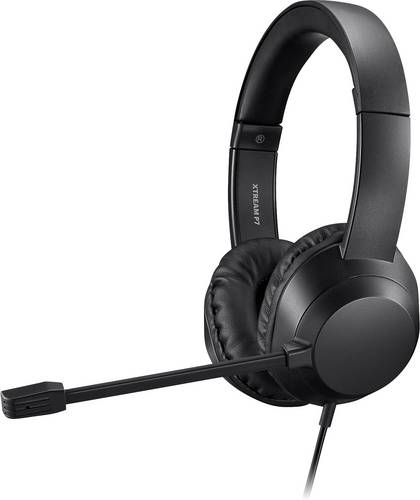 Adesso Xtream P7 AI Copilot Headset On Ear Headset kabelgebunden Stereo schwarz-meliert Headset Computer