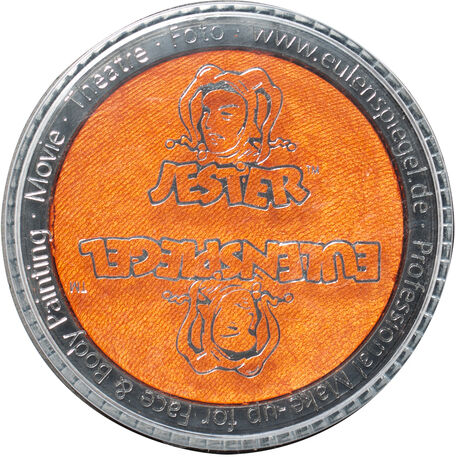 EULENSPIEGEL Profi-Aqua-Schminke "Perlglanz", orange