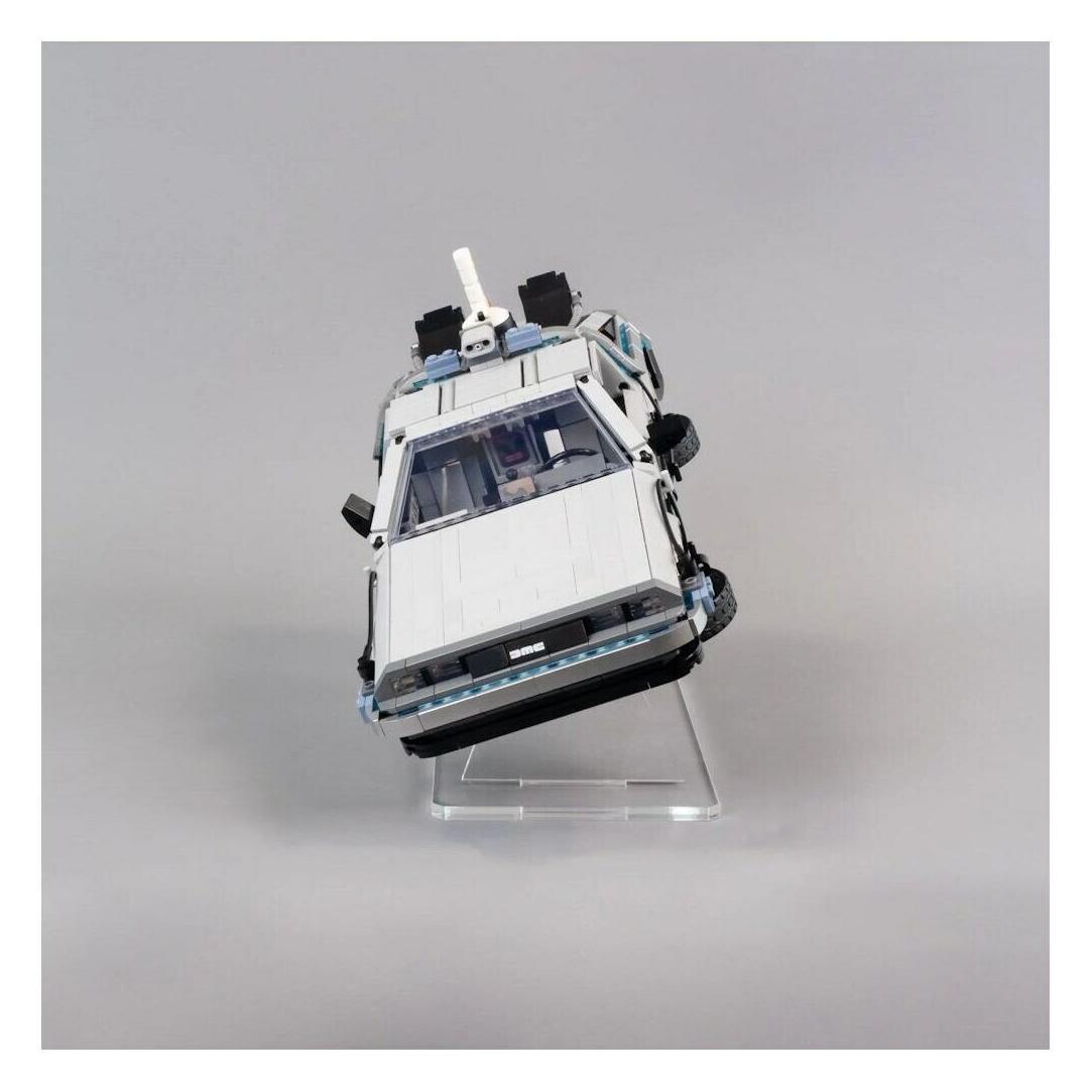 iDisplayit Acryl Ständer für LEGO 10300 Die Zeitmaschine aus Zurück in die Zukunft (QXP10300)