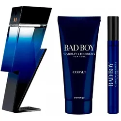 Carolina Herrera, Beauty Geschenkset, Bad Boy Cobalt Geschenkset, 3-teilig (Parfum Set)
