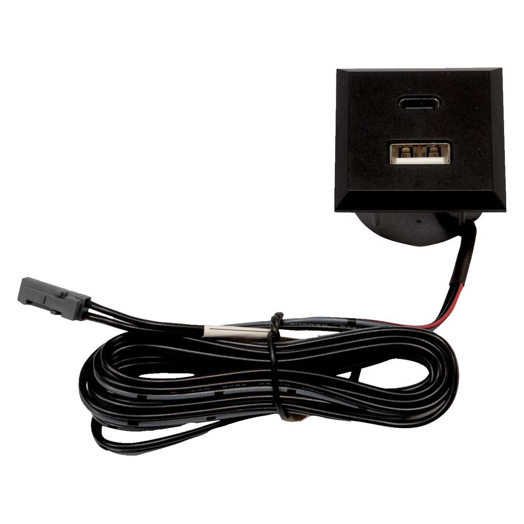 L&S USB-C/A Einbau-Doppelsteckdose (941100001)