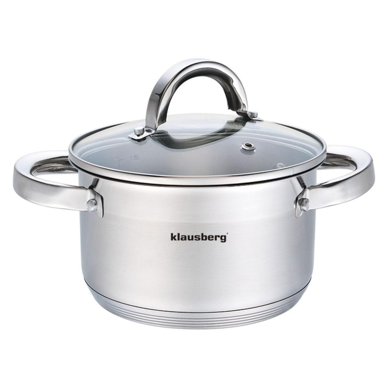 Klausberg PUODAS 24cm KB-7126 6L (Kochtopf, Edelstahl, 24 x 13.50 cm) (PO/90249/189572)
