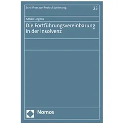 Die Fortführungsvereinbarung in der Insolvenz, Fachbücher von Adrian Lingens