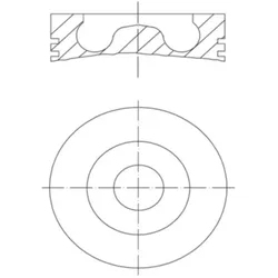 Kolben MAHLE 037 PI 00145 002