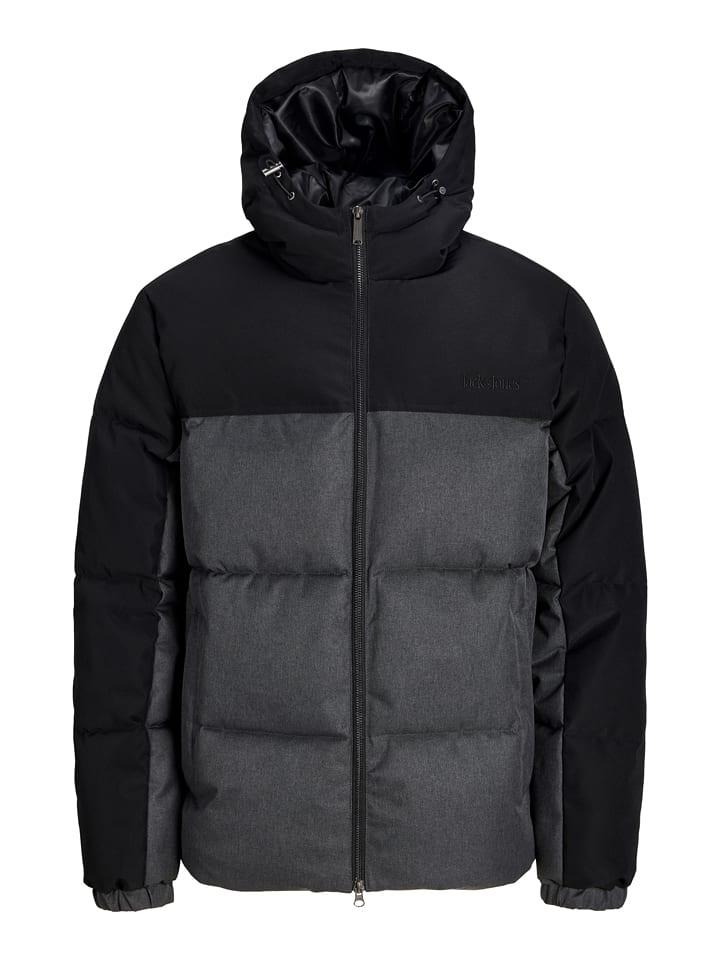 Jack & Jones Winterjacke in Anthrazit - L