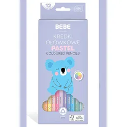 Interdruk Farbstifte BEBE 12 Stück pastellfarben