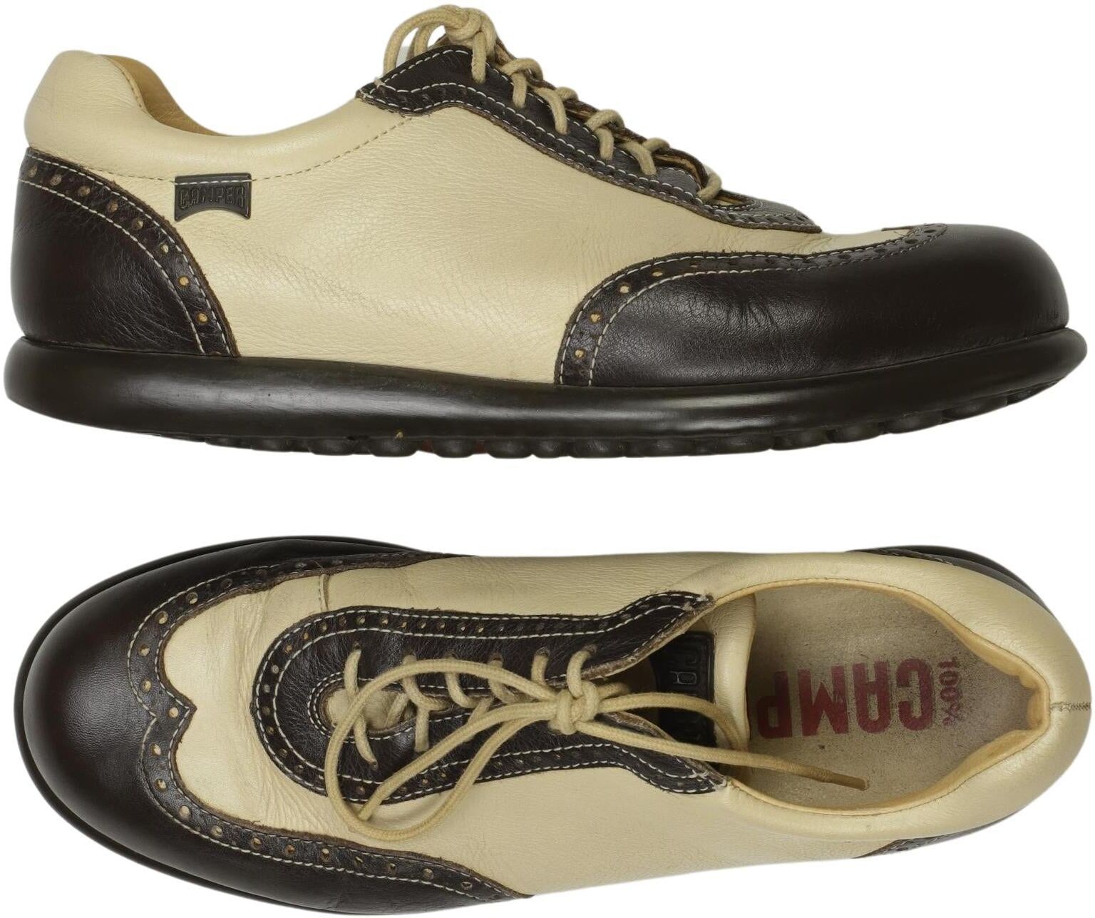 Camper Damen Halbschuh, Mehrfarbig, Gr. EU 38, Leder - Second Hand