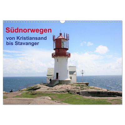 Südnorwegen - von Kristiansand bis Stavanger (Wandkalender 2027 DIN A3 quer), CALVENDO Monatskalender