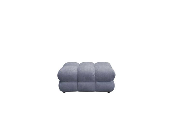 Pouf CAPSIO tissu gris