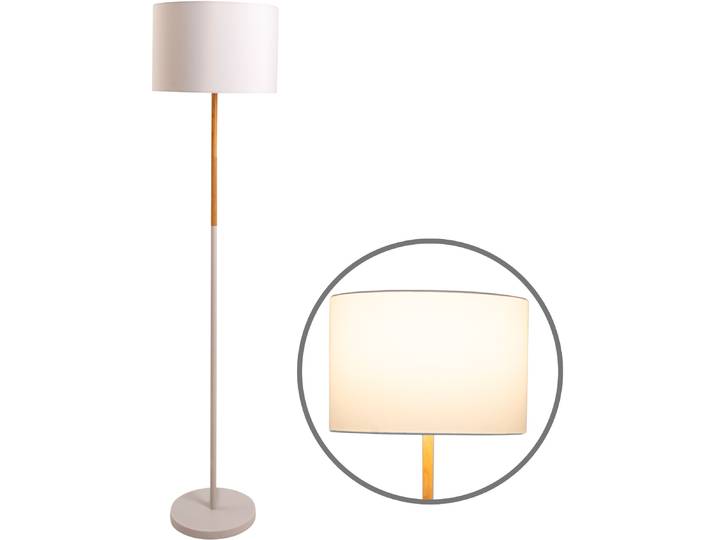 NÄVE Stehlampe Tessile , weiß, 1, 1 Stk., Leuchten, Stehlampe