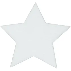 Deko|Stern | REVExpo | Weiß | 16,5 cm | Vlies Nadelfilz-Boden Meterware | Schwer entflammbar