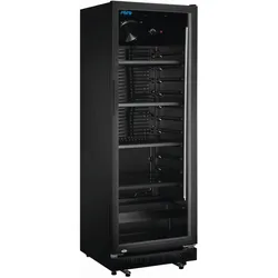 SARO Getränkekühlschrank mit Glastür - schwarz Modell GTK 360