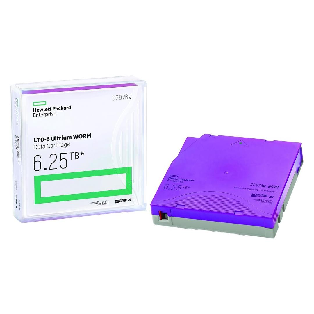 HPE LTO-6 Ultrium MP WORM Data Cartridge (LTO-6 Ultrium) (C7976W)