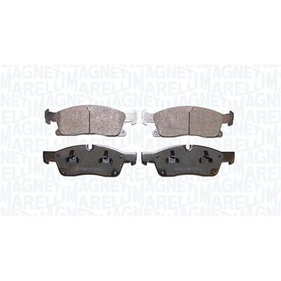 MAGNETI MARELLI Bremsbelagsatz, Scheibenbremse 363916061316 für Mercedes